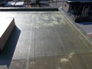 香南市赤岡町 K様邸 FRP防水施工状況