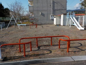奈半利町 公園遊具 塗装完了