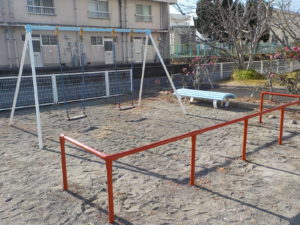 奈半利町 公園遊具 塗装完了