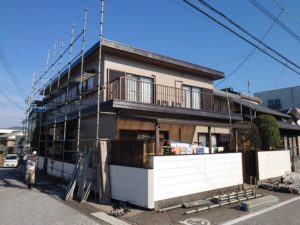 香南市赤岡町 K様邸 足場解体