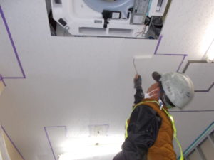 南国市 南国SA 内部 塗装