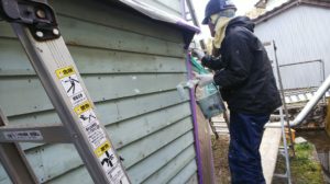 高知市土佐山 K公民館様 外壁 塗装