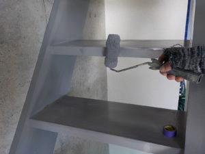 高知市役知町　Pマンション様　階段　塗装