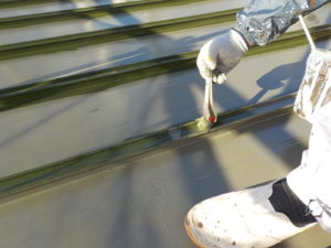 香美市香北町 K様邸 瓦棒屋根 塗装