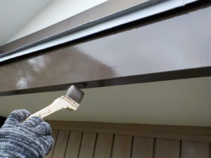 高知市石立町　Ｔ様邸　庇屋根　塗装