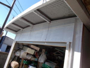 室戸市羽根町 Y様邸 付帯部塗装