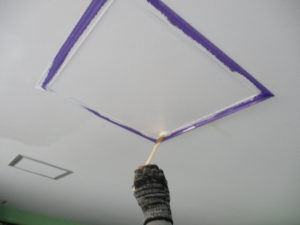 高知市みづき　Ａ様邸　軒天井塗装