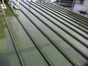 香美市香北町 K様邸 瓦棒屋根 塗装