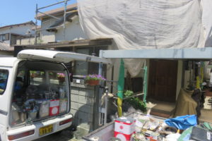 高知市神田 M様邸 玄関ドア塗装