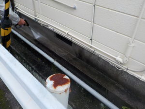 高知市高須　Ｎ様邸　基礎　高圧洗浄