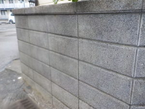 高知市高須　Ｎ様邸　塀　高圧洗浄　施工完了
