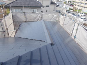 高知市一宮東町　Ⅰ様邸　屋根　塗装完了