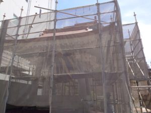 高知市追手筋　本願寺様　鐘楼塗装工事