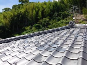 高知市布師田 D様邸 屋根瓦 目地漆喰修繕工事