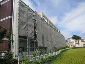 高知市東城山町　Ｓ高知様　足場仮設