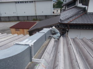 高知市朝倉　Ｍ様店舗　屋根　塗装