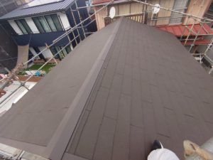 いの町枝川　Ｍ様邸　屋根工事　完了