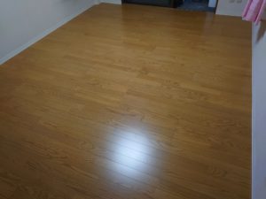 高知市朝倉 Sハイツ様 床工事 施工完了