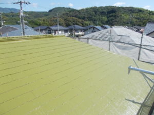 いの町天王北　A様邸　屋根塗装