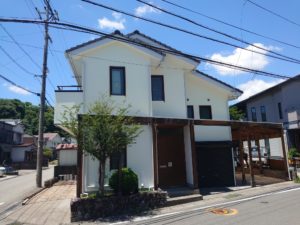 高知市西秦泉寺　Ｋ様邸　足場解体