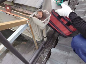 高知市中秦泉寺　K様邸　樋工事