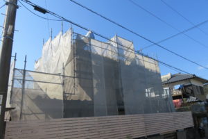 高知市横浜西町 M様邸
足場仮設