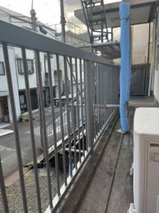高知市愛宕町 O様邸
ベランダ手摺塗装
