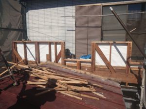 高知市福井町　Ⅰ様邸　ベランダ外壁撤去