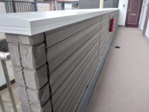 高知市東久万　Ｅハウス様　廊下　塗装　防水　工事