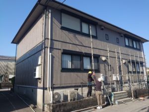 高知市仲田町　Gハイツ様　足場仮設