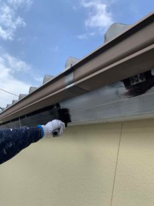 高知市南万々　K様邸
付帯部塗装