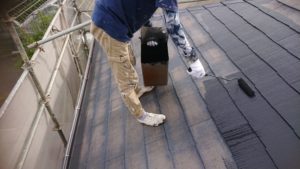 香南市野市町東野　Ｉ様邸　屋根塗装