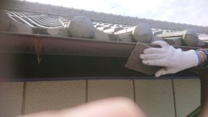 香南市赤岡町　U様邸
付帯部　下地処理