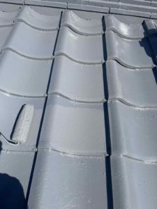 南国市後免町　Ｔ様邸
屋根瓦　塗装