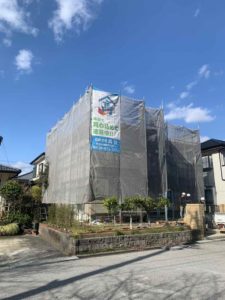 いの町天王南 I様邸
足場仮設