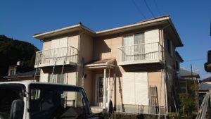 いの町天王南　Ｉ様邸
足場仮設