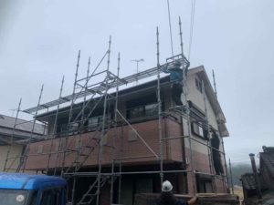 南国市稲生　N様邸
足場仮設