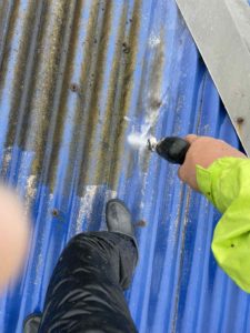 高知市南久万　N様倉庫
高圧洗浄