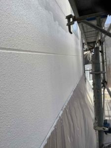 香美市土佐山田町東本町　
Ｓ様邸　外壁塗装