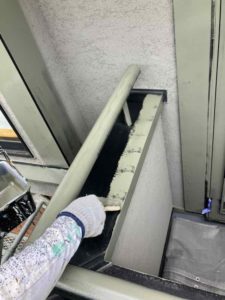 香南市夜須町手結山　Ｓ様邸　付帯部塗装