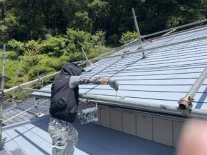 馬路村大馬路　Ｋ様邸
屋根塗装
