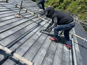 馬路村大馬路　Ｋ様邸
屋根塗装