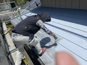 馬路村大馬路　Ｋ様邸
屋根塗装