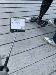 南国市駅前町　A様邸
屋根塗装