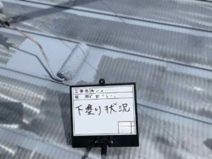 南国市駅前町　A様邸
屋根塗装