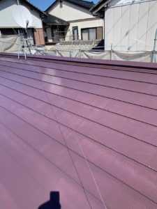 南国市駅前町　A様邸
屋根塗装