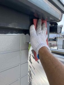 香美市土佐山田町東本町Ｋ様邸　付帯部塗装