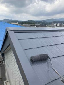 香美市土佐山田町東本町　Ｋ様邸　屋根塗装