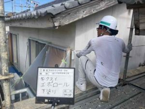 奈半利町乙　奈半利団地
外壁塗装