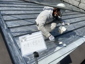 津野町永野　Ｓ様邸
屋根塗装